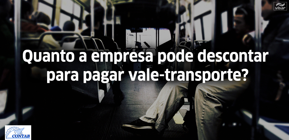 descontar para pagar vale-transporte