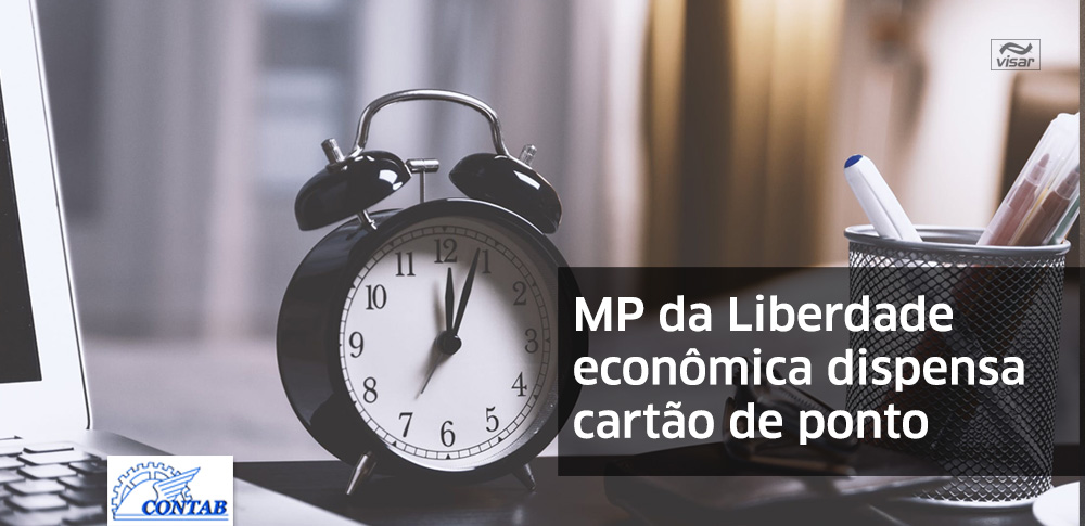 MP da Liberdade econômica dispensa cartão de ponto